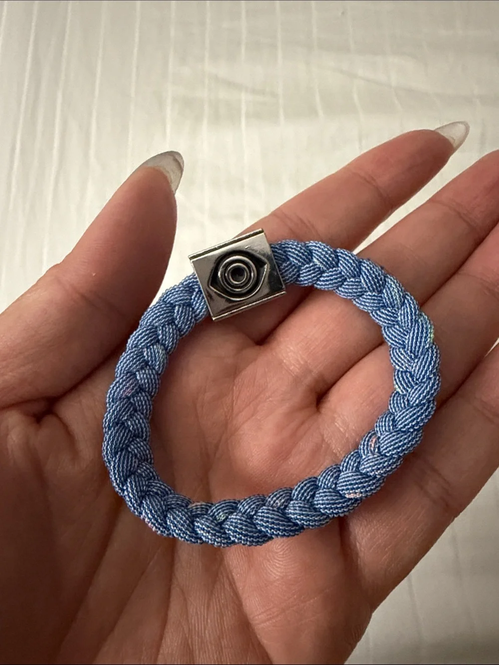 EDC Braided Bracelet Set - Red, Blue, Cream